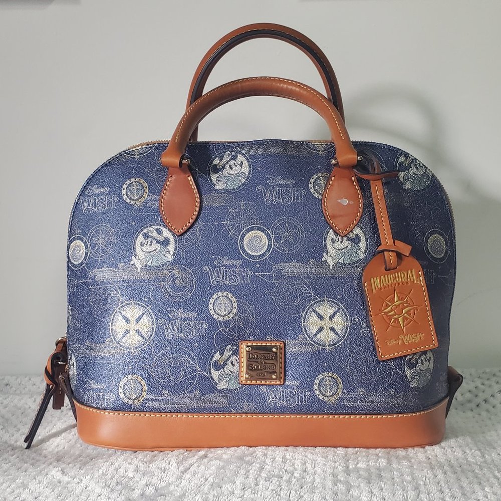 Dooney & Bourke Disney Cruise Line Wish DCL Satchel Inaugural Sailing Mickey